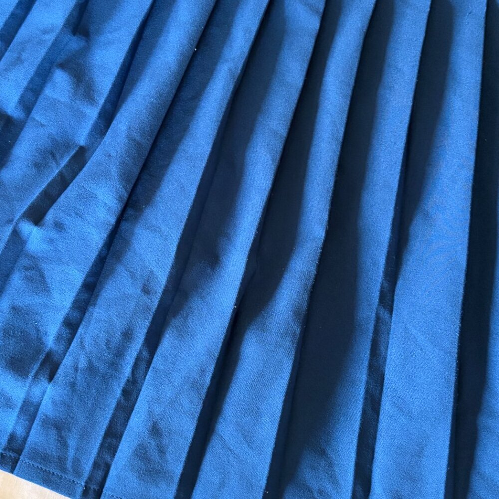 Lacoste Blue Pleated Tennis Skirt 36/4 - Picture 6 of 7